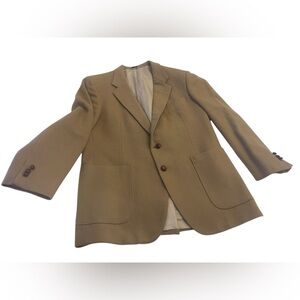 Vintage Gino Salvaggi International Collection Blazer Sport Coat Brown Wool 42